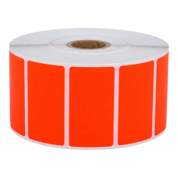 Picture of 1000 x Thermal Transfer 60mm x 40mm Bright Red